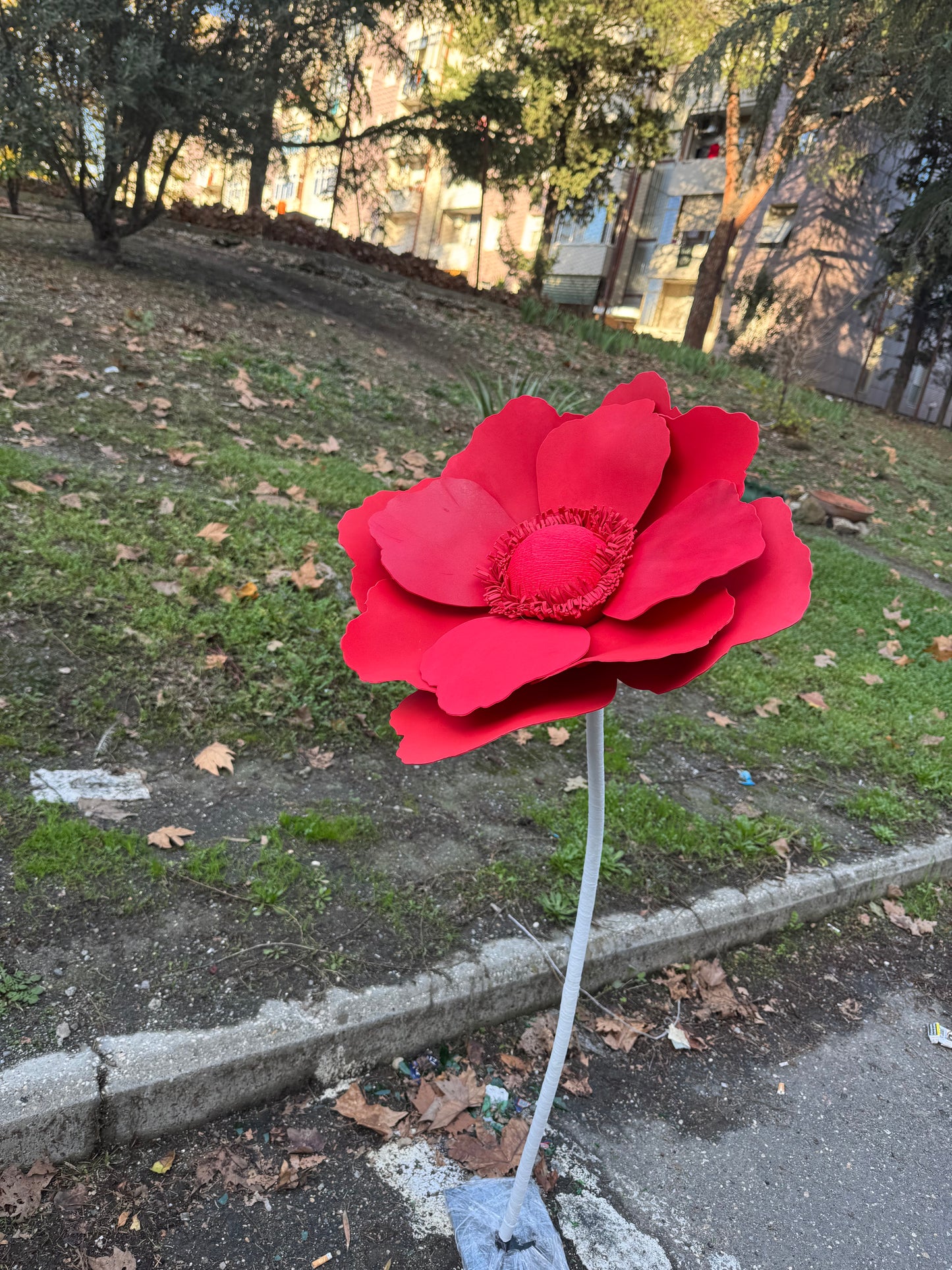 Fiorellone Papavero rosso- mammona handmade