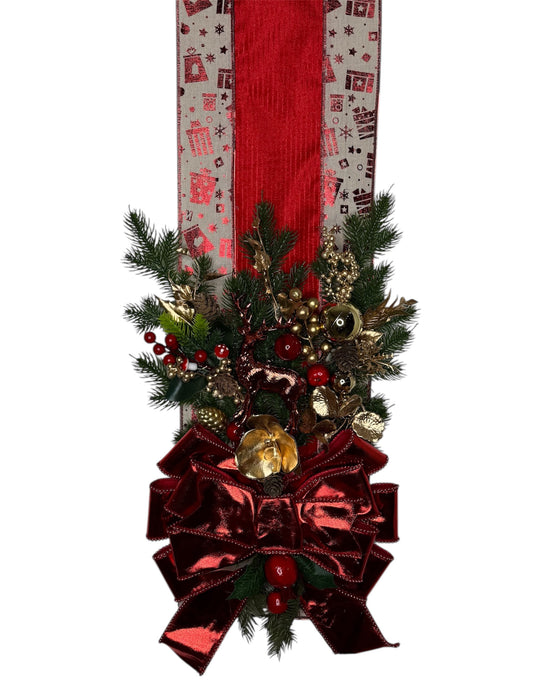 Fascio Natalizio “RED DEER” Artigianale