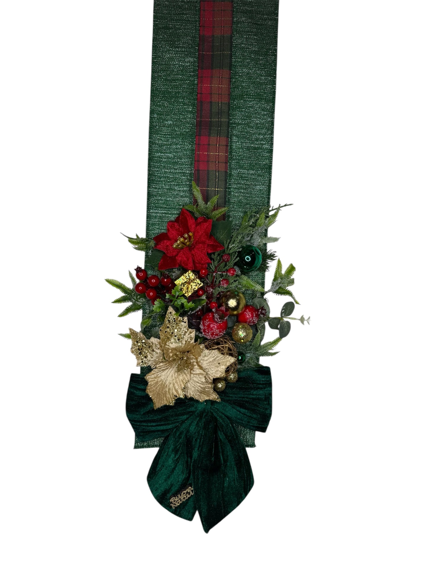 Fascione Natalizio Verde & Rosso - Edizione Artigianale Mammona