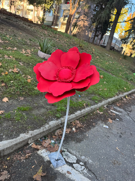 Fiorellone Papavero rosso- mammona handmade
