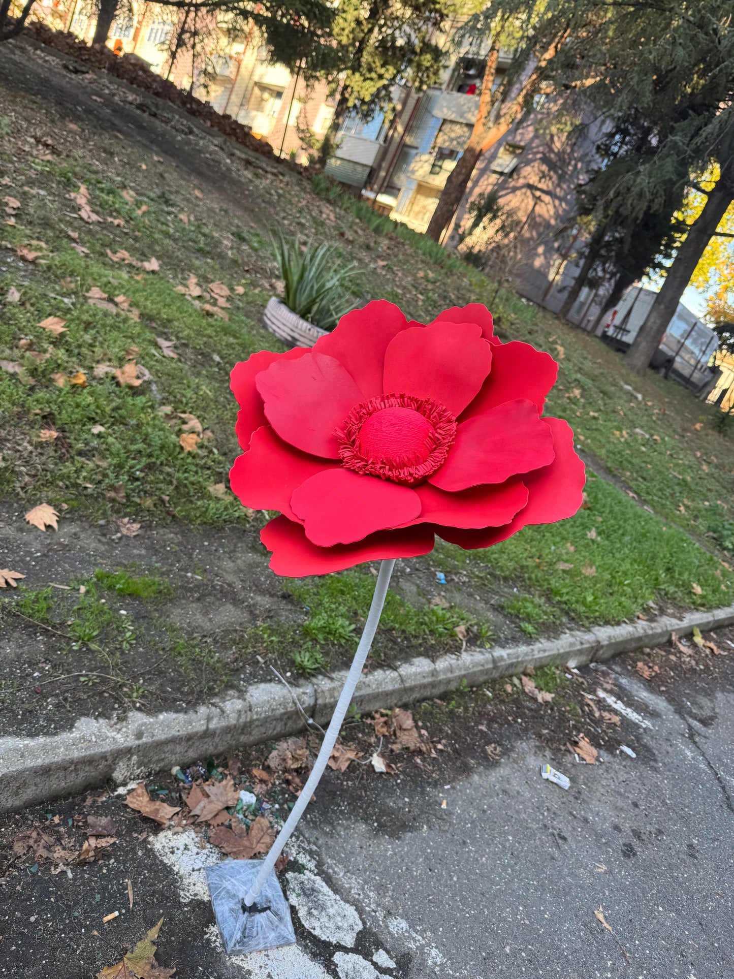 Fiorellone Papavero rosso- mammona handmade