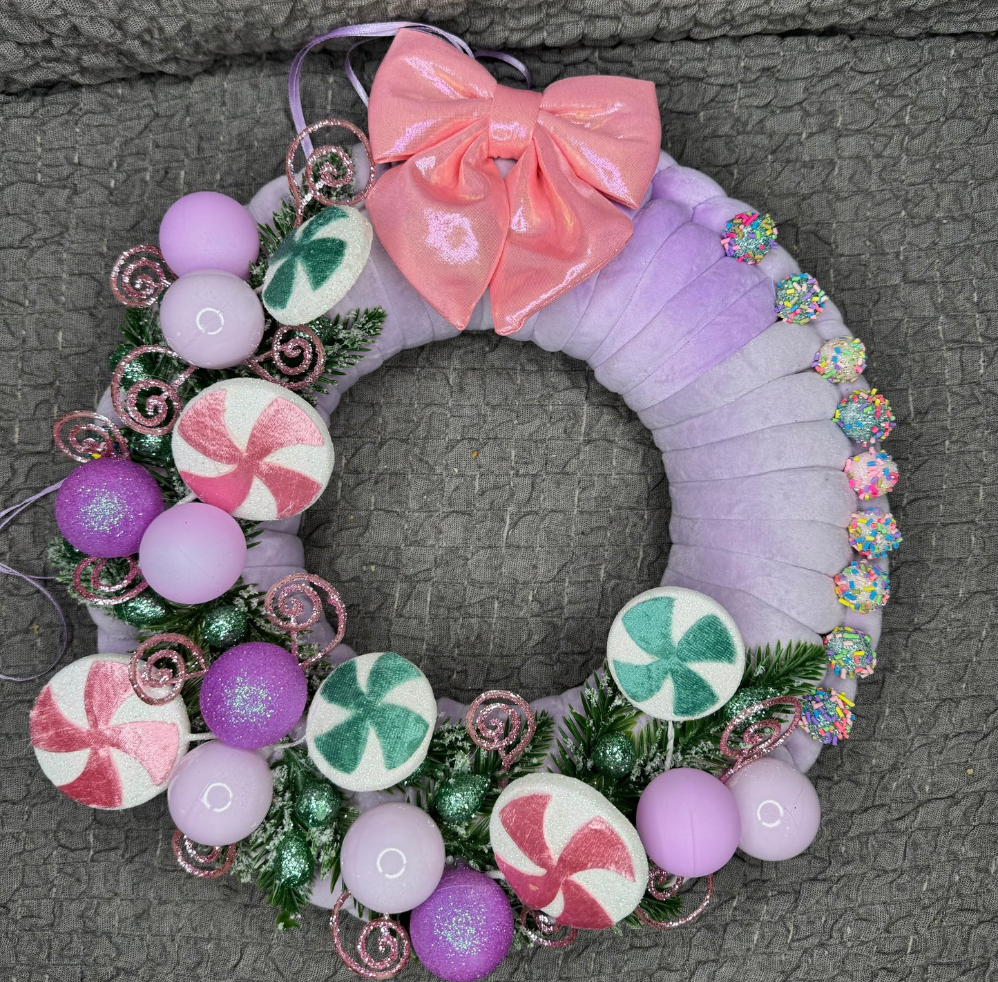 Ghirlanda Candy Lilla - Edizione Unica