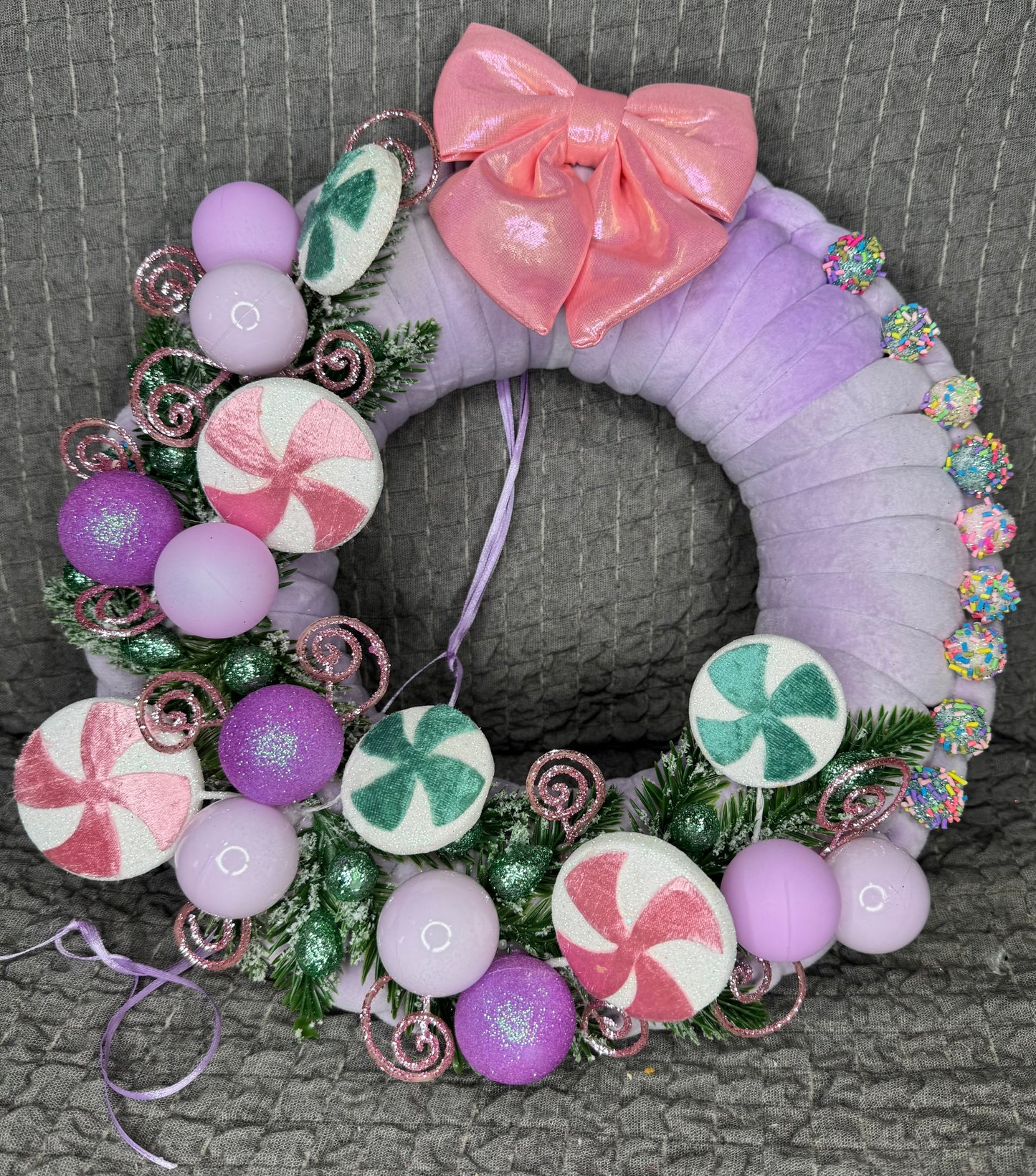 Ghirlanda Candy Lilla - Edizione Unica