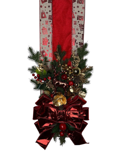 Fascio Natalizio “RED DEER” Artigianale