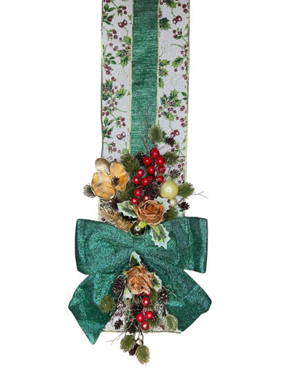 Fascione Natalizio Verde Smeraldo - Edizione Speciale Mammona Handmade